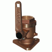 GROCO 1&quot; Bronze Flanged Full Flow Seacock - BV-1000