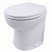 Jabsco Deluxe Flush 14&quot; Slant Back 24V Electric Toilet w/Intake Pump - 58260-1024