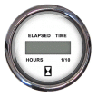 Faria Chesapeake White SS 2&quot; Digital Hourmeter - (10,000 Hours) - 13815