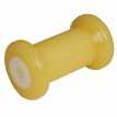 C.E. Smith Spool Roller 5&quot; - 5/8&quot; ID - Gold TPR w/Bushing White Solid - 29712
