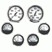 Faria Spun Silver Box Set of 6 Gauges f/ Inboard Engines - Speed, Tach, Voltmeter, Fuel Level, Water Temperature & Oil - KTF0184