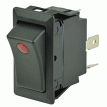 Cole Hersee Sealed Rocker Switch w/Small Round Pilot Lights SPST On-Off 3 Blade - 58327-01-BP
