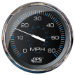 Faria Chesapeake Black 5&quot; Studded Speedometer - 60 MPH (GPS) - 33761