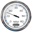 Faria Chesapeake White SS 5&quot; Tachometer w/Digital Hourmeter - 6000 RPM (Gas) (Inboard) - 33863