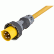 Marinco 100 Amp 120/208V 4-Pole, 5-Wire Shore Power Cable - No Neutral Wire - One-Ended Male Only Cord - Blunt Cut - 125&#39; - CW125IT5