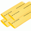 Ancor Heat Shrink Tubing 3/4&quot; x 6&quot; - Yellow - 4 Pieces - 306906