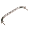 Stainless Steel Stud Mount Flanged Hand Rail w/Mounting Flange - 12&quot; - 254212-1
