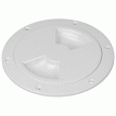 Sea-Dog Smooth Quarter Turn Deck Plate - White - 5&quot; - 336150-1