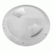 Sea-Dog Textured Quarter Turn Deck Plate - White - 5&quot; - 336152-1