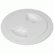Sea-Dog Quarter-Turn Smooth Deck Plate w/Internal Collar - White - 4&quot; - 336340-1