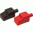 Sea-Dog Battery Terminal Covers - Red/Back - 1/2&quot; - 415110-1