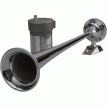 Sea-Dog Chrome Plated Trumpet Airhorn Long Single w/Compressor - 432510-1