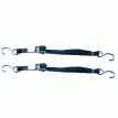 Rod Saver Stainless Steel Ratchet Tie-Down - 1&quot; x 3&#39; - Pair - SSRTD3