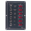 Sea-Dog Aluminum Circuit Breaker Panel - 6 Circuit - 422800-1