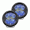RIGID Industries 360-Series 4&quot; LED Off-Road Fog Light Drive Beam w/Blue Backlight - Black Housing - 36119