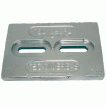 Tecnoseal Mini Zinc Plate Anode 6&quot; x 4&quot; x 1/2&quot; - TEC-DIVERS-S