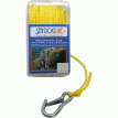 Sea-Dog Poly Pro Anchor Line w/Snap - 1/4&quot; x 50&#39; - Yellow - 304206050YW-1