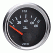 VDO Vision 52mm (2-1/16&quot;) Oil Pressure Gauge - 80 PSI - VDO Sender - 350-194