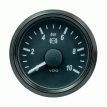 VDO SingleViu 52mm (2-1/16&quot;) Brake Pressure Gauge - 15 Bar - 0-180 Ohm - A2C3833450030