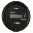 VDO Cockpit Marine 52mm (2-1/16&quot;) LCD Hourmeter - Black Dial/Chrome Bezel - 331-546