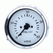 VDO Cockpit Marine 85MM (3-3/8&quot;) Diesel Tachometer - Alternator Input - White Dial/Chrome Bezel - 333-15272