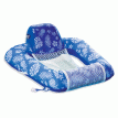 Aqua Leisure Supreme Zero Gravity Chair Hibiscus Pineapple Royal Blue w/Docking Attachment - APL17290S1