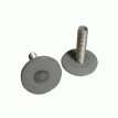 Weld Mount Stainless Steel Panel Stud .62&quot; Base 8 x 32 Thread 1.25&quot; Tall - 100 Pack - 83220100