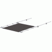 SureShade PTX Power Shade - 51&quot; Wide - Stainless Steel - Grey - 2021026257