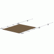 SureShade PTX Power Shade - 57&quot; Wide - Stainless Steel - Toast - 2021026262