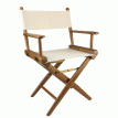 Whitecap Director&#39;s Chair w/Natural Seat Covers - Teak - 60044