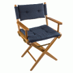 Whitecap Director&#39;s Chair w/Navy Cushion - Teak - 61042