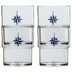 Marine Business Stackable Glass Set - NORTHWIND - Set of 12 - 15103C