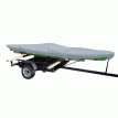 Carver Poly-Flex II Extra Wide Styled-to-Fit Cover f/12.5&#39; Fishing Kayaks Trailerable- Grey - 4012XF-10