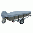Carver Poly-Flex II Narrow Series Styled-to-Fit Boat Cover f/12.5&#39; V-Hull Fishing Boats - Grey - 70122F-10