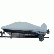 Carver Sun-DURA&reg; Styled-to-Fit Boat Cover f/19.5&#39; V-Hull Runabout Boats w/Windshield & Hand/Bow Rails - Grey - 77019S-11