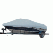 Carver Sun-DURA&reg; Styled-to-Fit Boat Cover f/22.5&#39; Sterndrive V-Hull Runabout Boats (Including Eurostyle) w/Windshield & Hand/Bow Rails - Grey - 77122S-11