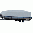 Carver Sun-DURA&reg; Styled-to-Fit Boat Cover f/20.5&#39; Pontoons w/Bimini Top & Rails - Grey - 77520S-11