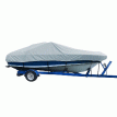 Carver Sun-DURA&reg; Styled-to-Fit Boat Cover f/19.5&#39; V-Hull Low Profile Cuddy Cabin Boats w/Windshield & Rails - Grey - 77719S-11