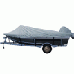 Carver Poly-Flex II Extra Wide Series Styled-to-Fit Boat Cover f/20.5&#39; Aluminum Boats w/High Forward Mounted Windshield - Grey - 79020XS-11