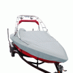 Carver Sun-DURA&reg; Specialty Boat Cover f/19.5&#39; V-Hull Runabouts w/Tower - Grey - 97019S-11