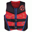 Full Throttle Youth Rapid-Dry Flex-Back Life Jacket - Red/Black - 142500-100-002-22