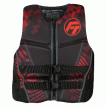 Full Throttle Men&#39;s Rapid-Dry Flex-Back Life Jacket - L - Black/Red - 142500-100-040-22
