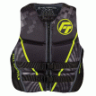 Full Throttle Men&#39;s Rapid-Dry Flex-Back Life Jacket - L - Black/Green - 142500-400-040-22