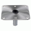 Springfield KingPin&trade; 7&quot; x 7&quot; Stainless Steel Square Base (Threaded) - 1630001