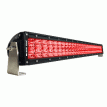 Black Oak 30&quot; Curved Double Row Red LED Predator Hunting Light Bar - Combo Optics - Black Housing - Pro Series 3.0 - 30CR-D3OS