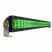 Black Oak 30&quot; Curved Double Row Green LED Hog Hunting Light Bar - Combo Optics - Black Housing - Pro Series 3.0 - 30CG-D3OS
