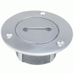 Perko 1&quot; Chrome Unmarked Pipe Deck Plate - 0528006CHR