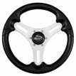 Schmitt Marine Torcello Lite 13&quot; Wheel - Black Polyurethane Wheel w/Silver Spokes & Black Cap- 3/4&quot; Tapered Shaft - PU063104-01R
