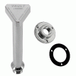 Seaview Polished Stainless Steel Vault Pro - Center Drain Plug & Garboard Assembly - SV102VCPSS