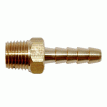 Attwood Universal Brass Fuel Hose Fitting - 1/4&quot; NPT x 3/8&quot; Barb - 14540-6